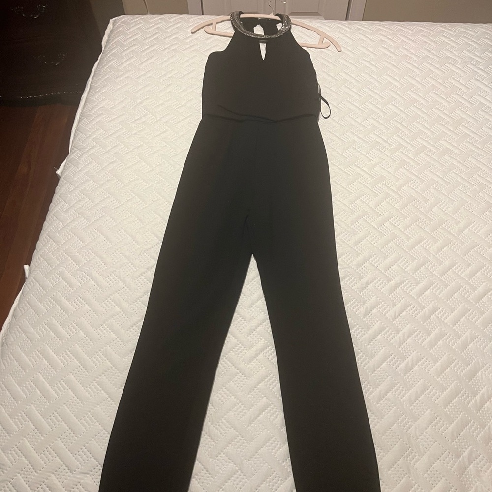 XOXO Chic Black Halter Jumpsuit
